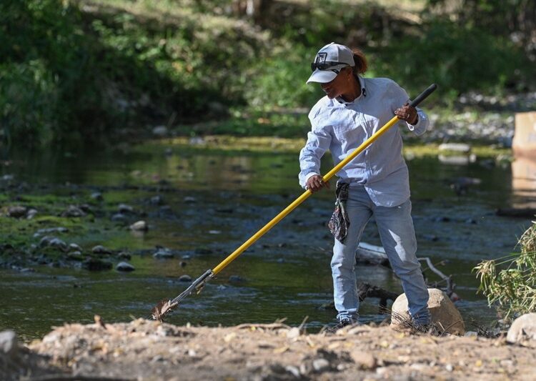 En el río San Marcos conmemoran el ‘Día Mundial del Agua’
