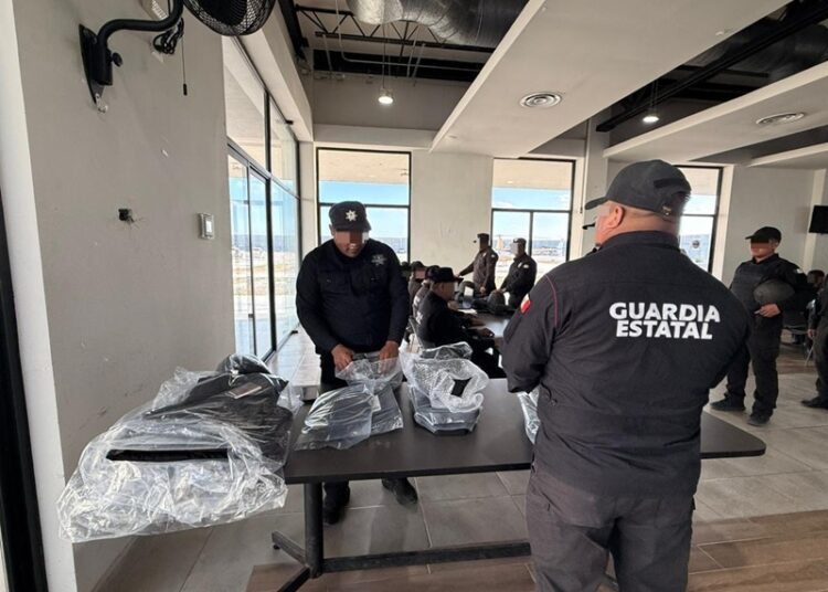 Entrega SSPT equipo táctico a la Guardia Estatal