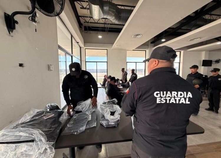 Entrega SSPT equipo táctico a la Guardia Estatal