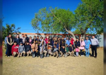 Fortalece Gobierno de NLD la educación ambiental en escuelas con acciones de reforestación