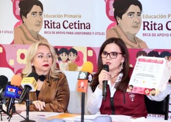 Garantizan acceso universal a la ‘Beca Rita Cetina’ con módulos de inscripción en escuelas de Tamaulipas