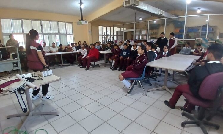 IMPACTA fortalece la prevención en jóvenes con jornada educativa en Secundaria Técnica 57