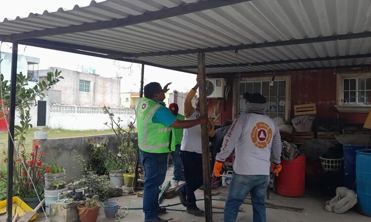 Implementa Gobierno de Altamira operativo para atender afectaciones por frente frío