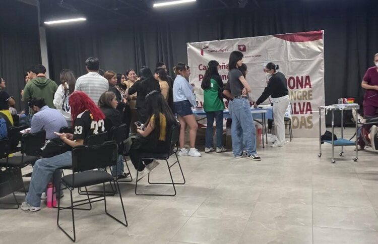 Impulsa gobierno de Tamaulipas campañas de donación de sangre