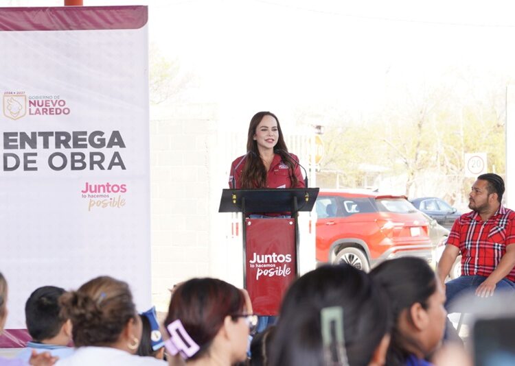 Inaugura Carmen Lilia Obras de infraestructura educativa en colonia Reforma Urbana