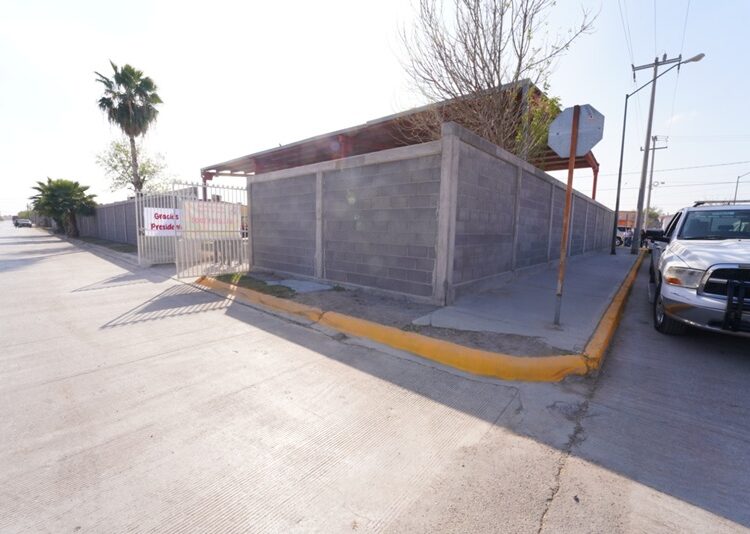 Inaugura Carmen Lilia Obras de infraestructura educativa en colonia Reforma Urbana