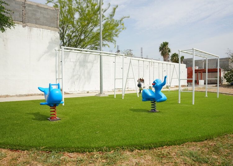 Inaugura Carmen Lilia nuevo espacio recreativo en el arroyo El Coyote