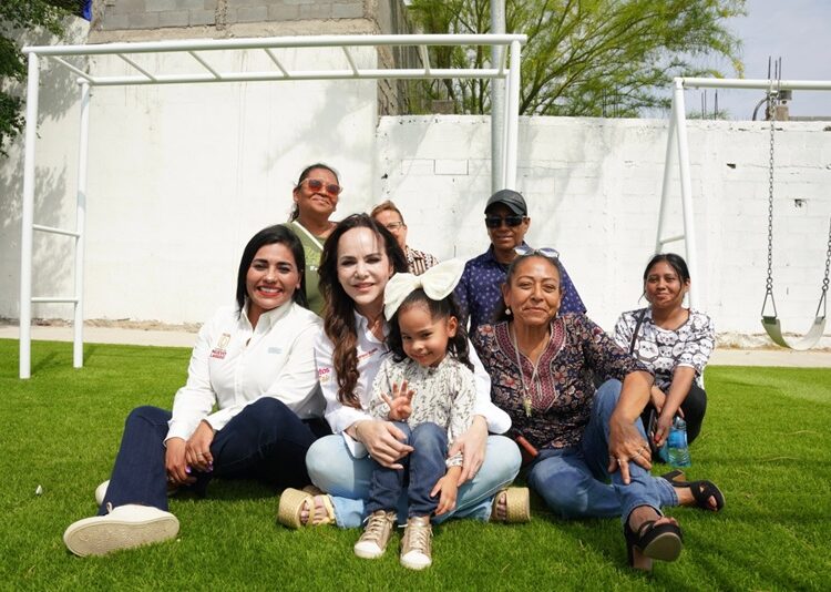 Inaugura Carmen Lilia nuevo espacio recreativo en el arroyo El Coyote