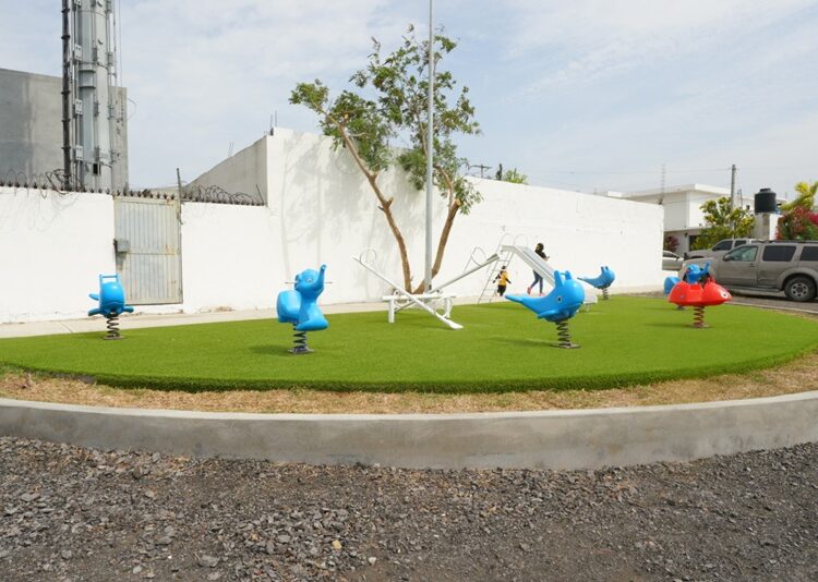 Inaugura Carmen Lilia nuevo espacio recreativo en el arroyo El Coyote