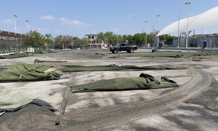 Inicia la rehabilitación de la cancha ‘Enrique Borja’ de Ciudad Victoria