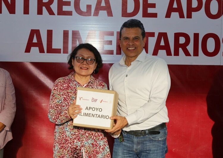 Llegan apoyos alimentarios al área rural de Victoria