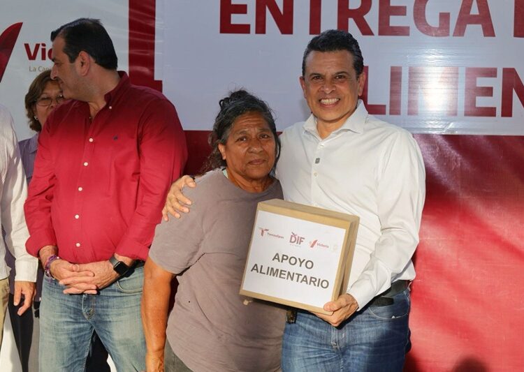 Llegan apoyos alimentarios al área rural de Victoria