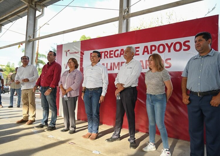 Llegan apoyos alimentarios al área rural de Victoria