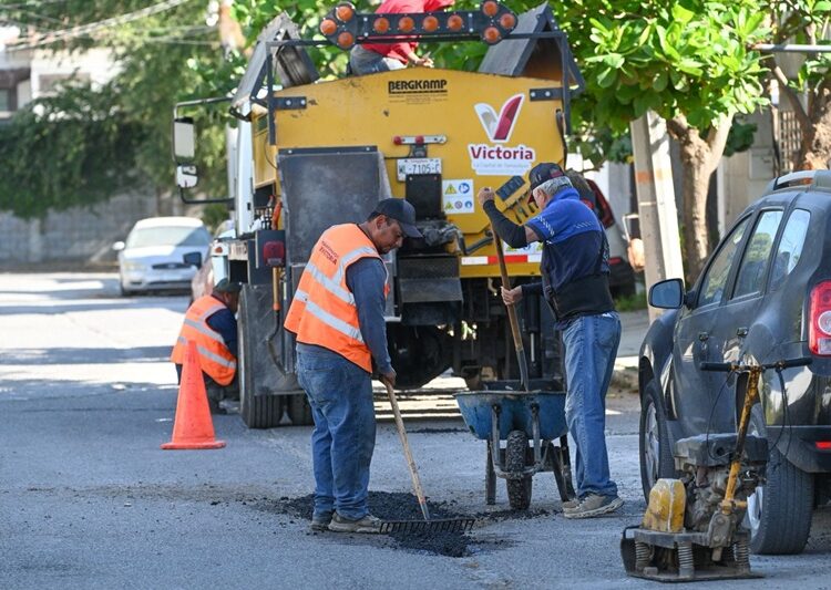 Mejoramiento de calles y avenidas en Victoria no se detiene