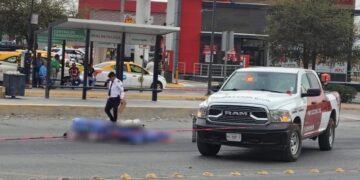 Falleció hombre tras ser atropellado por tráiler en Zuazua, NL