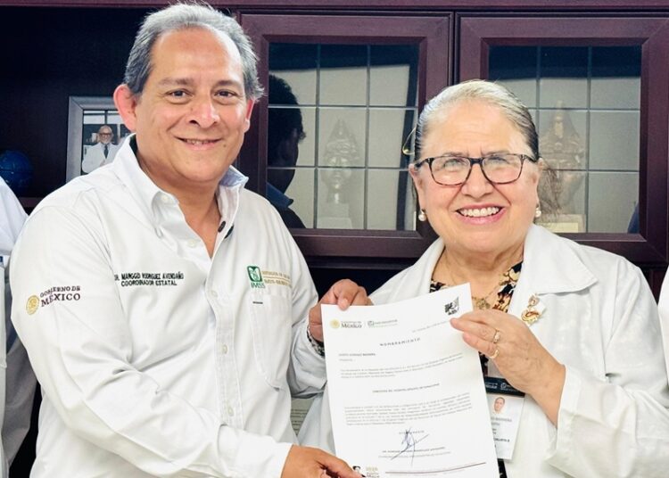 Entrega de nombramiento como nueva directora del Hospital Infantil de Tamaulipas