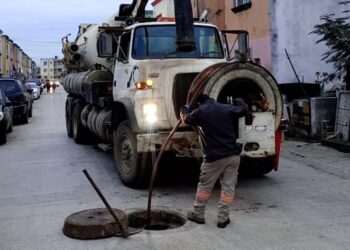 Proporciona COMAPA Altamira mantenimiento a líneas generales de drenaje