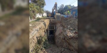 Realiza COMAPA Altamira reposición de colectores de drenaje