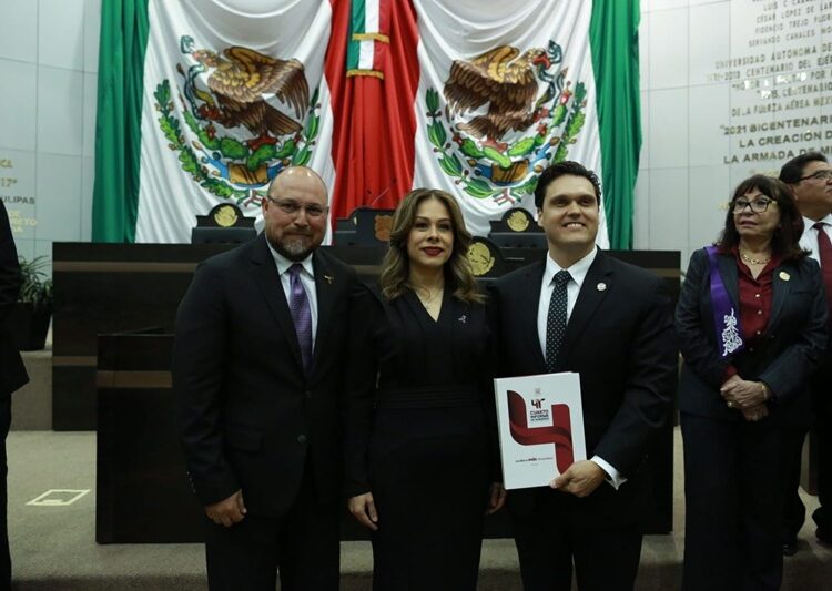 Recibe Congreso de Tamaulipas Cuarto Informe del gobernador Américo Villarreal
