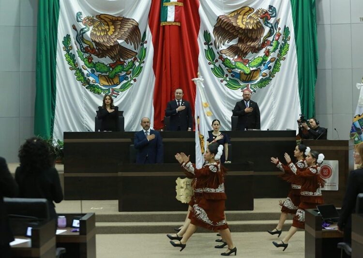 Recibe Congreso de Tamaulipas Cuarto Informe del gobernador Américo Villarreal