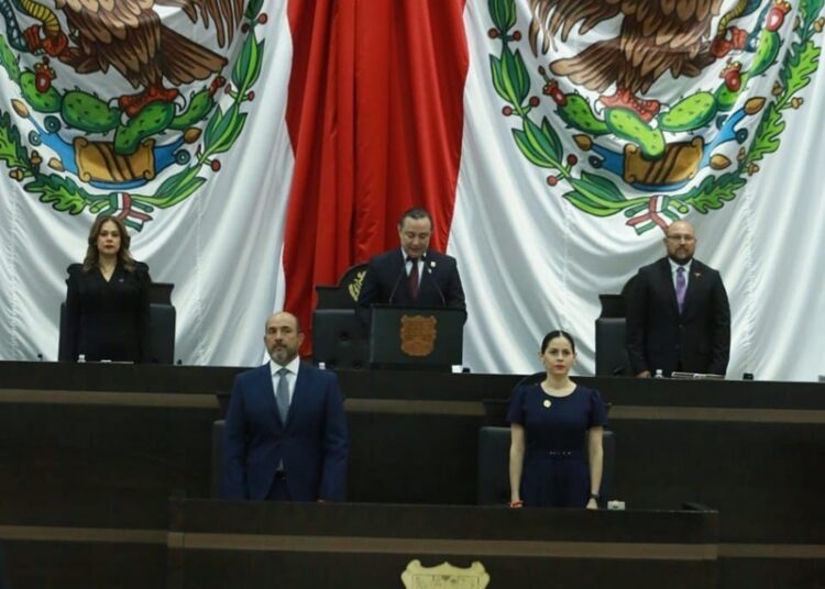 Recibe Congreso de Tamaulipas Cuarto Informe del gobernador Américo Villarreal