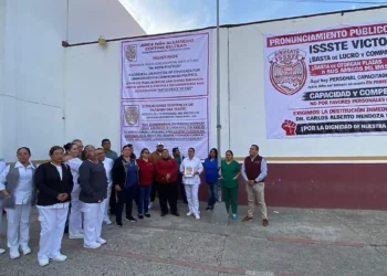 Protesta de trabajadores del ISSSTE Ciudad Victoria pone en riesgo la viabilidad de la institución