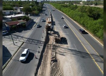 Anuncia COMAPA NLD cierre parcial en bulevar Colosio por obras del Colector Ribereño