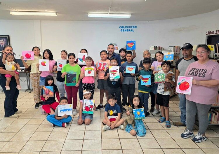 Aprenden artes plásticas usuarios de las bibliotecas públicas de NLD