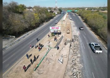 Avanzan trabajos de colector ribereño