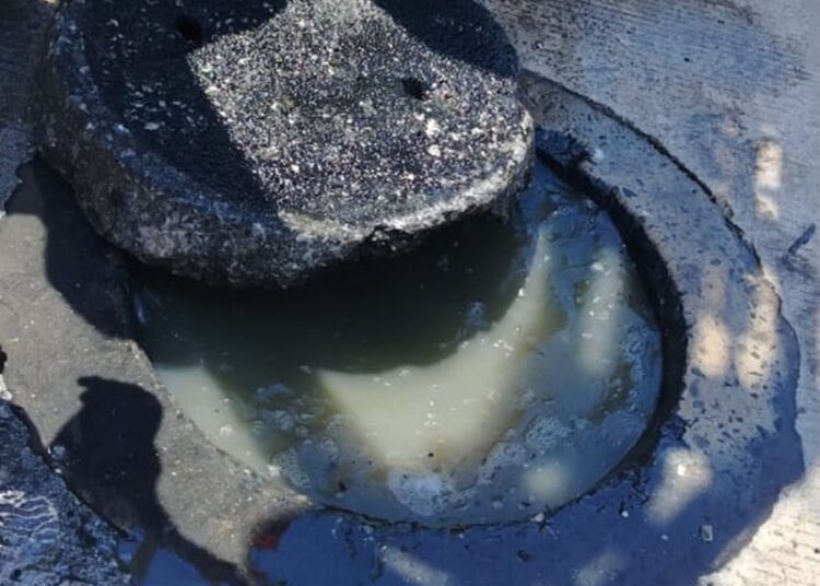 COMAPA Altamira construye pozos de visita en Fraccionamiento Las Haciendas