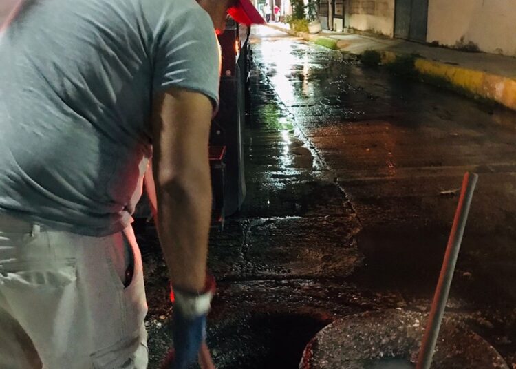 COMAPA Altamira efectúa mantenimiento a líneas generales de drenaje