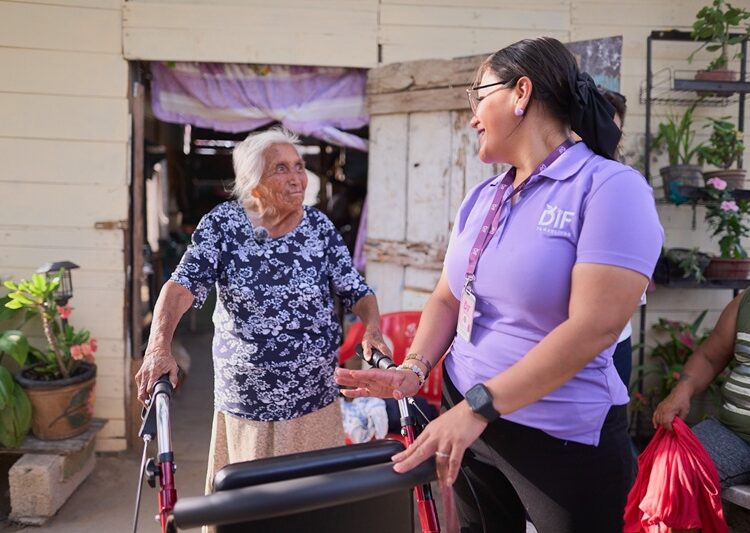 Casa por casa, lleva DIF Tamaulipas apoyo y bienestar a familias de la zona conurbada