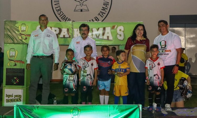 Con gran éxito inaugura Dámaso Anaya el estatal de la Copa Kama’s de fútbol