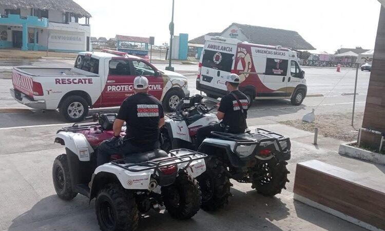 Despliegan operativo vacacional en carreteras y playas de Tamaulipas