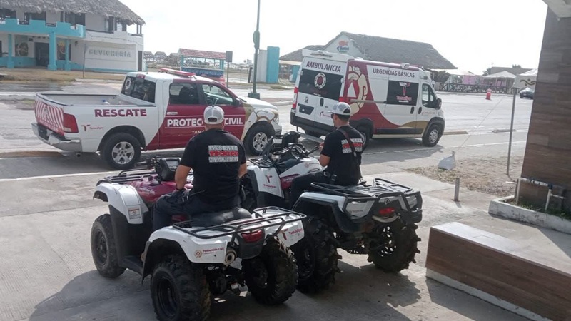 Despliegan operativo vacacional en carreteras y playas de Tamaulipas