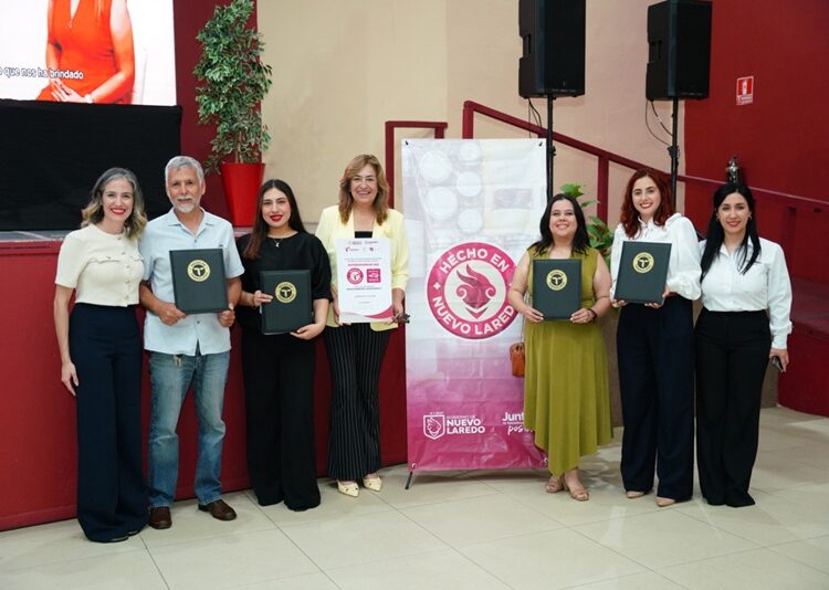 Emprendedores locales reciben distintivos “Hecho en México” y “Hecho en Tamaulipas”