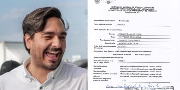 Esconde su riqueza Carlos Peña, alcalde de Reynosa