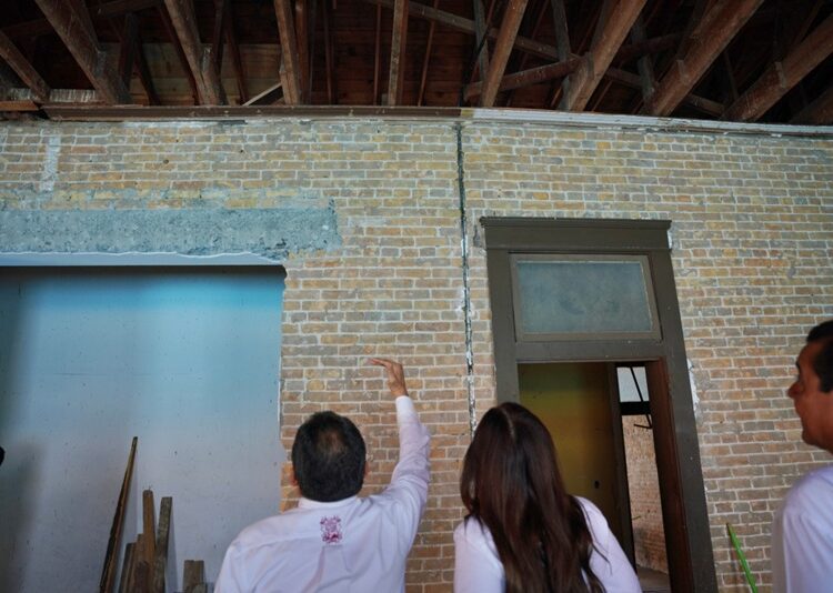 Gobierno Municipal avanza en la restauración de la ‘Antigua Aduana’, ícono histórico de NLD