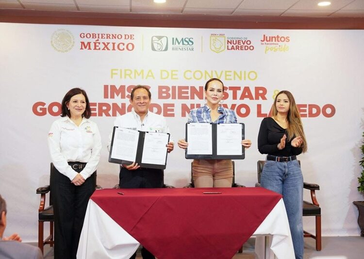 Gobierno de NLD e IMSS Bienestar formalizan convenio para ampliar cobertura de salud