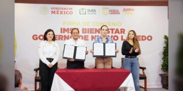 Gobierno de NLD e IMSS Bienestar formalizan convenio para ampliar cobertura de salud