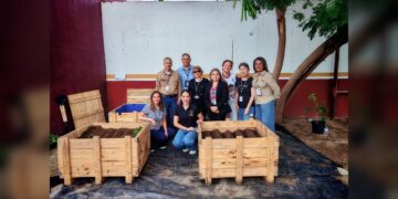 Impulsa NLD la educación ambiental con instalación de ‘Huerto Urbano’ en el SAT