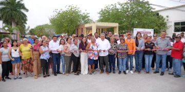 Inaugura AMM más obras de pavimentación en zona centro de Altamira