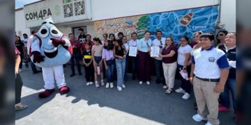 Inauguran mural “Mi Laguna Champayán es Vida” en la planta potabilizadora Hidalgo