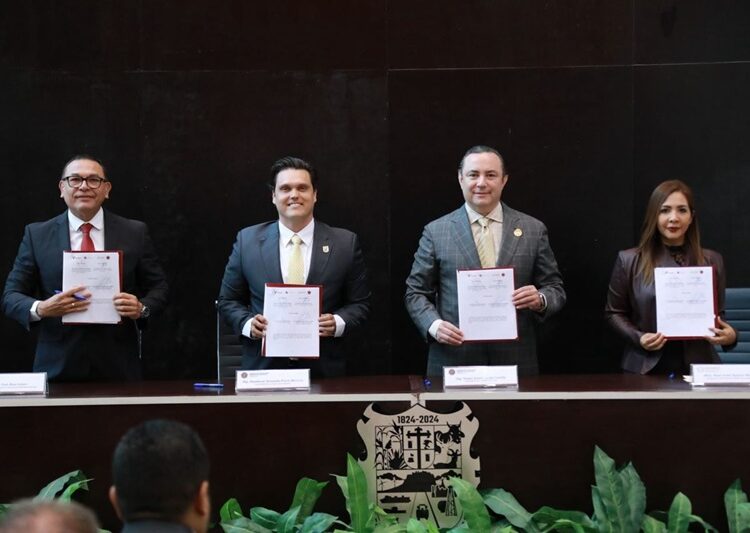 Inicia semana Humberto Prieto, participando en ceremonia cívica junto al Gobernador Américo Villarreal