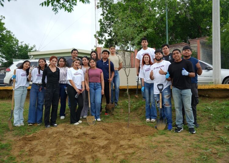 Jóvenes de NLD se suman a ‘Jornada Nacional de Tequios por la Tierra’