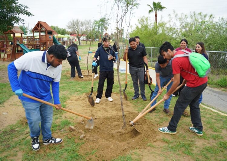 Jóvenes de NLD se suman a ‘Jornada Nacional de Tequios por la Tierra’