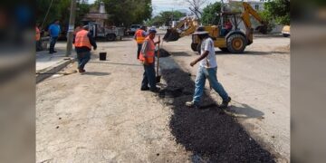 Mantiene Municipio acciones de bacheo en periodo vacacional