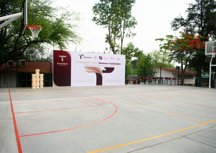 “Más y mejores espacios para aprender”: gobernador entregó obras en escuela de Ciudad Victoria