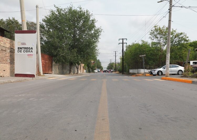 Mejora Gobierno de NLD vialidades en las colonias Palacios, Juárez y FOVISSSTE