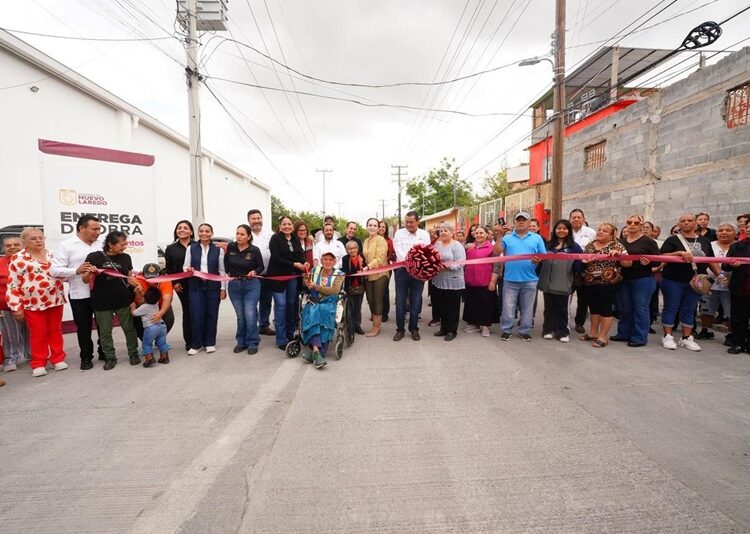 NLD consolida transformación urbana con pavimentación y drenaje sanitario en colonia Hipódromo